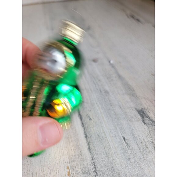 Czech Republic glass green Eskimo glitter child ornament Xmas - Picture 6 of 8